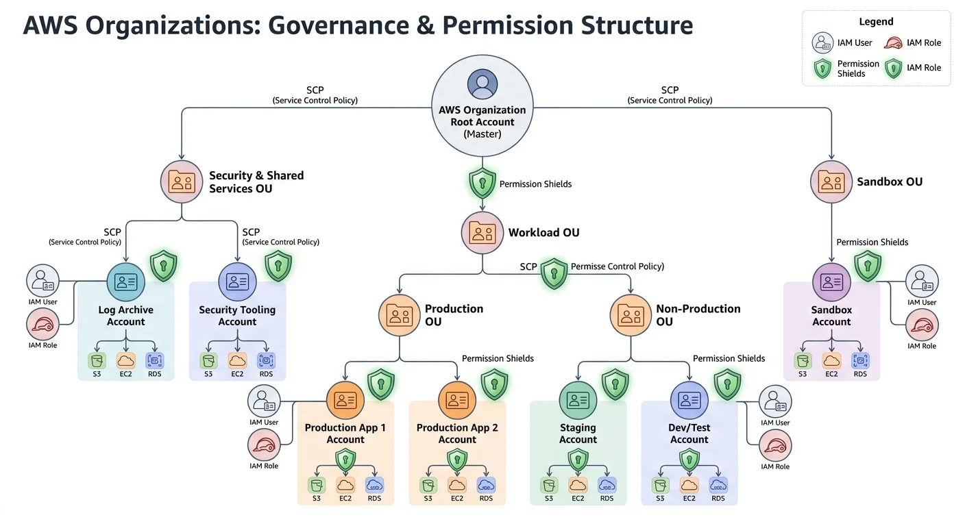 [aws] AWS 帳號、Region 與 IAM：第一天就該做對的事
