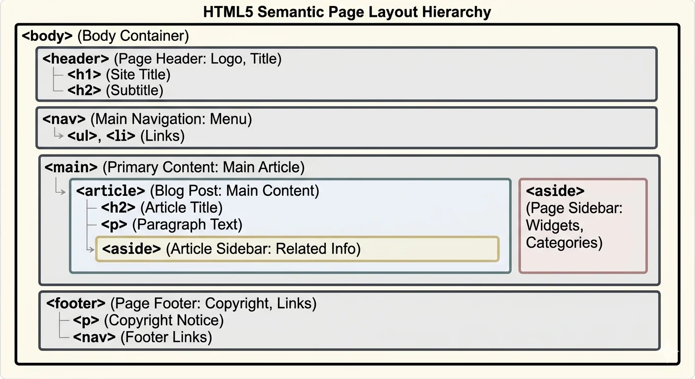HTML 語意化標籤：不只是裝飾，是 SEO 跟無障礙的基礎