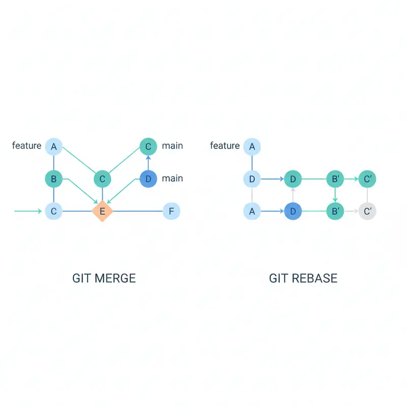 Git Merge 與 Git Rebase 的差異與應用
