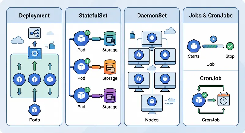 [k8s] Workloads：Deployment 之外的世界