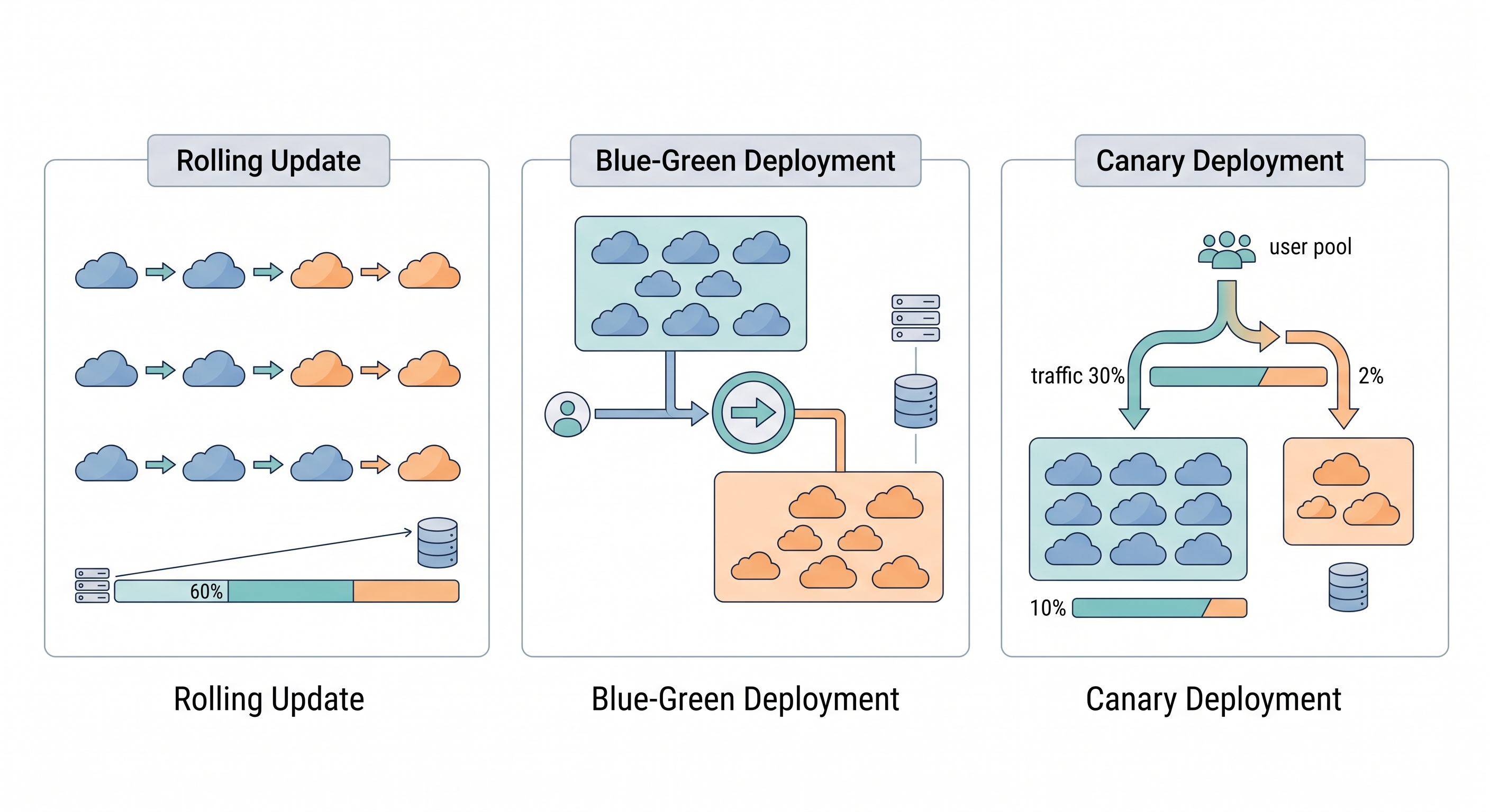 [micro-service/49] Zero Downtime Deployment：Rolling Update vs Blue-Green vs Canary