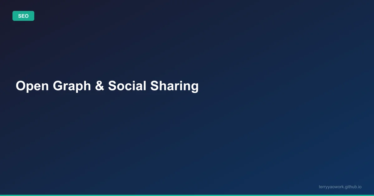 [seo/06] Open Graph 與社群分享：讓你的連結不再是白色方塊